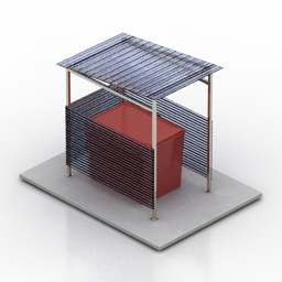 dumpster 1 3D Model Preview #705b9c7c