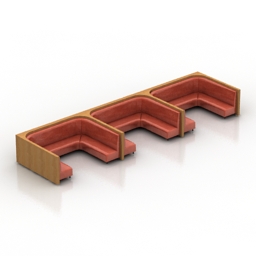 sofa cafe 3D Model Preview #eb80cc9a