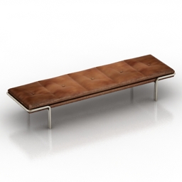 bench elengant king 3D Model Preview #2c6dbaed