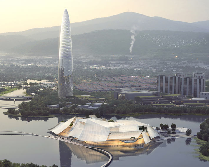 Yiwu Grand Theater by MAD Architects, Yiwu, China