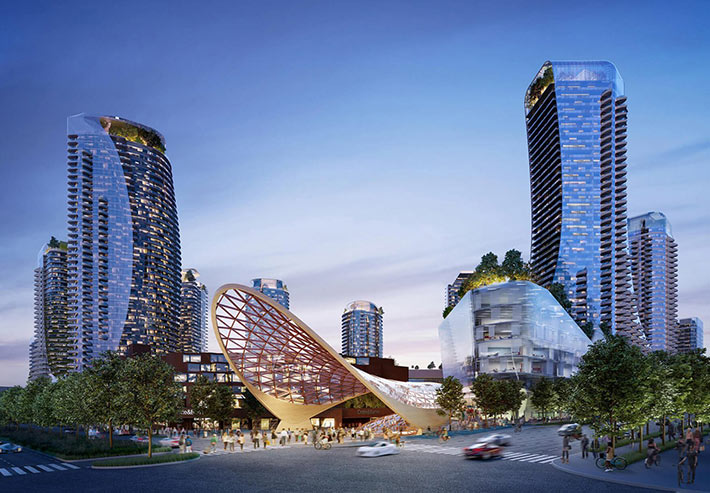 Oakridge towers by Henriquez Partners, Vancouver, Canada