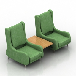 armchair 4 3D Model Preview #37d62f48