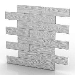 panel brick 3D Model Preview #a6756f67