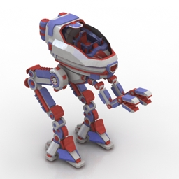 robot 3D Model Preview #f4337acb