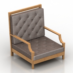 armchair 3 3D Model Preview #6e2bc80b