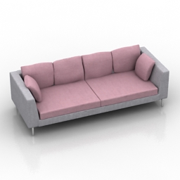 sofa italia 230x92 3D Model Preview #93a4b221