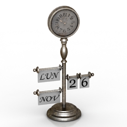 clock old 3D Model Preview #a4461f95