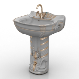 wash-basin majesty 3D Model Preview #0bb56261