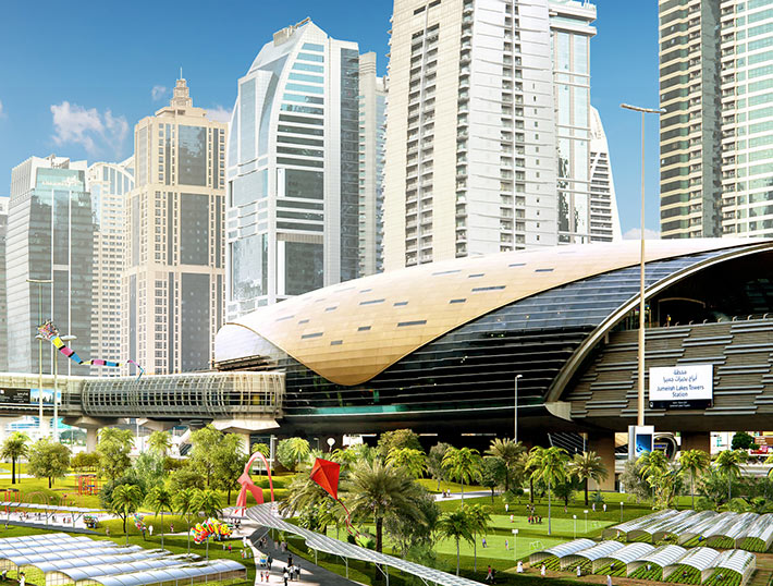 World's longest urban agriculture park, Dubai, UAE