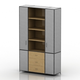 locker 2 3D Model Preview #30882658