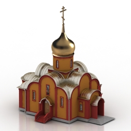 church monastery 3D Model Preview #731a6b40