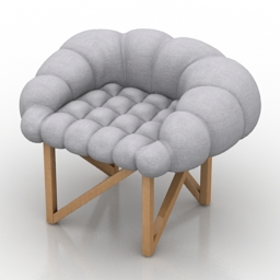 armchair yonder magnetik moco 13 3D Model Preview #0c4e0e5c