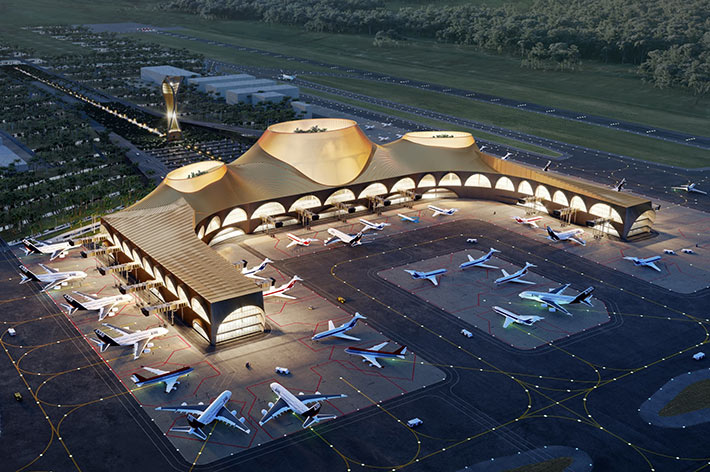 Cartagena airport by CAZA Architects, Cartagena, Colombia