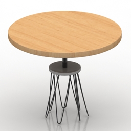 table round 3D Model Preview #7288cd70