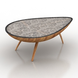 table coffee 3D Model Preview #e825746e