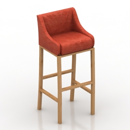 chair bar 3 3D Model Preview #550dc84f