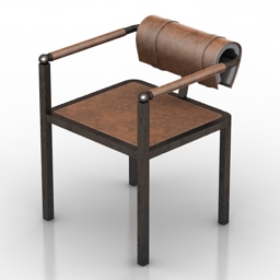 armchair casa midy selle 3D Model Preview #f03f8e38