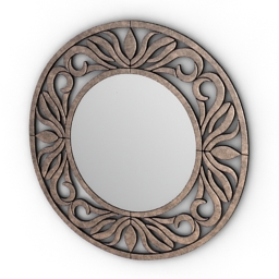 mirror garda decor 3D Model Preview #698c430a