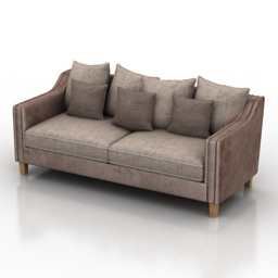 sofa lion dantone home 3D Model Preview #1f130795