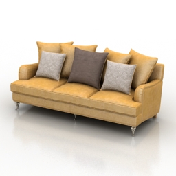 sofa montpellier dantone home 3D Model Preview #86f42011