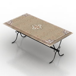 table - 3D Model Preview #a9b7e298