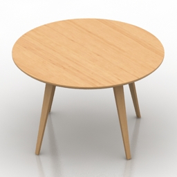 table round 3D Model Preview #5fe5332f