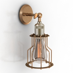 sconce ancient lantern spot lamp 3D Model Preview #afa0b465