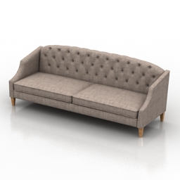 sofa darem dantone home 3D Model Preview #efdf92f8