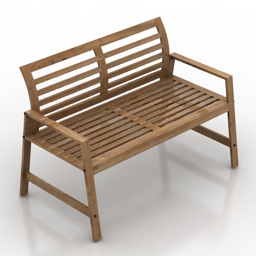 bench ikea eplaro 3D Model Preview #78d4c2df