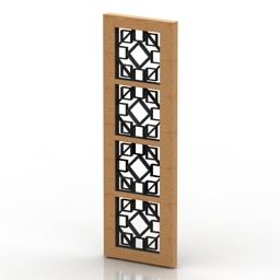 window decor frame 3D Model Preview #118dd401