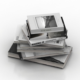 books 2 3D Model Preview #7be686b3