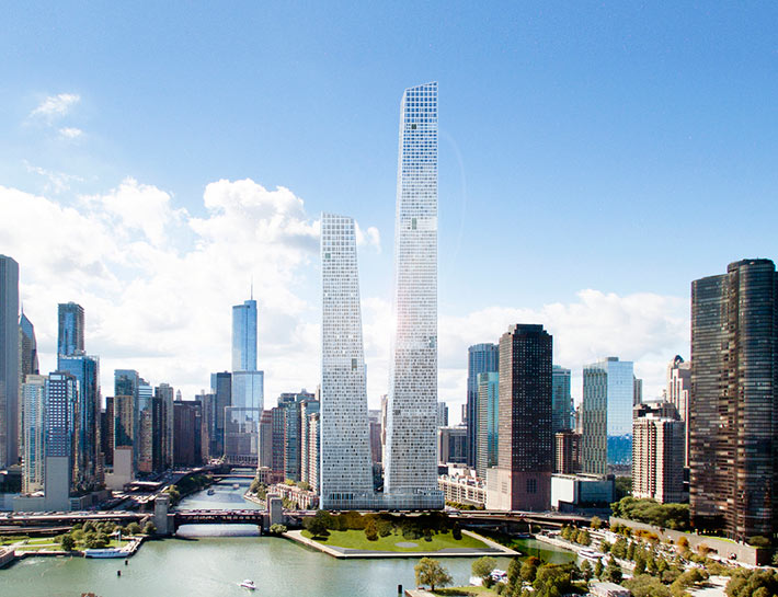 Chicago Spire site by STLarchitects, Chicago, USA