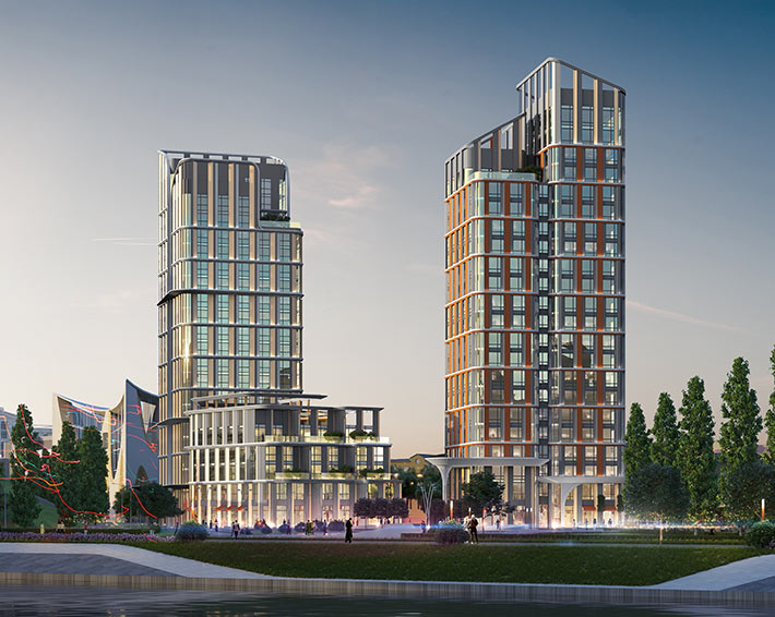 Triathlon Towers, Nur-Sultan, Kazakhstan