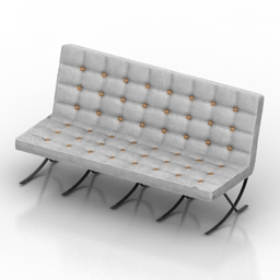 sofa i square designer 3D Model Preview #8909ee86
