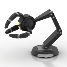 lamp robot 3D Model Preview #0484ff17