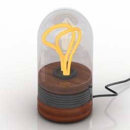 lamp damien urvoy edison 3D Model Preview #628bd90e