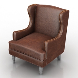 armchair evreux dantone home 3D Model Preview #3ce6703d