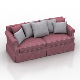sofa burje dantone home 3D Model Preview #a034601a