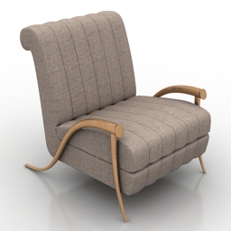armchair visionaire 3D Model Preview #f860dcc5