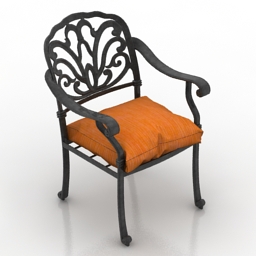 armchair san marino 3D Model Preview #83cdeb4f