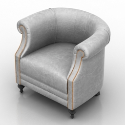 armchair marlow dantone home 3D Model Preview #30f216ba