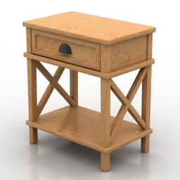 locker 7 3D Model Preview #ffadc4b5