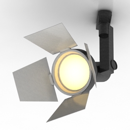 lamp flos compass spot for track 3D Model Preview #16d851c8