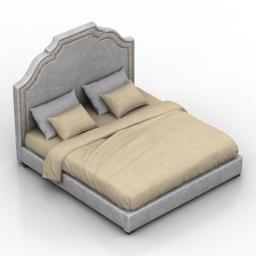 bed bristol dantone home 3D Model Preview #078b0242
