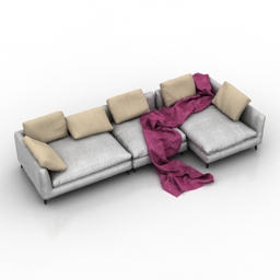 sofa interior 3D Model Preview #cff644af