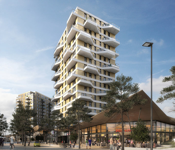 DUIN residential tower, Almere, the Netherlands
