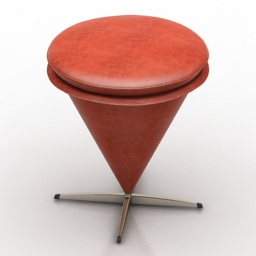 seat conechai verner panton 3D Model Preview #7dbfc4aa