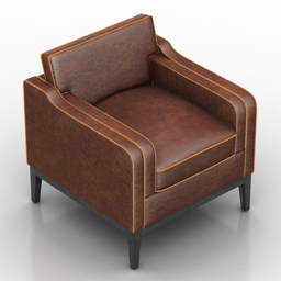 armchair irvine dantone home 3D Model Preview #4ac75a7c