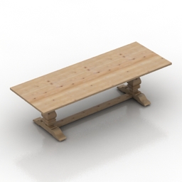 table timothy oulton georgian architectural dining 3D Model Preview #534f5145