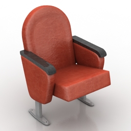 armchair cinema 3D Model Preview #2cc9d8e0